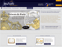 Tablet Screenshot of eurosnumismate.com